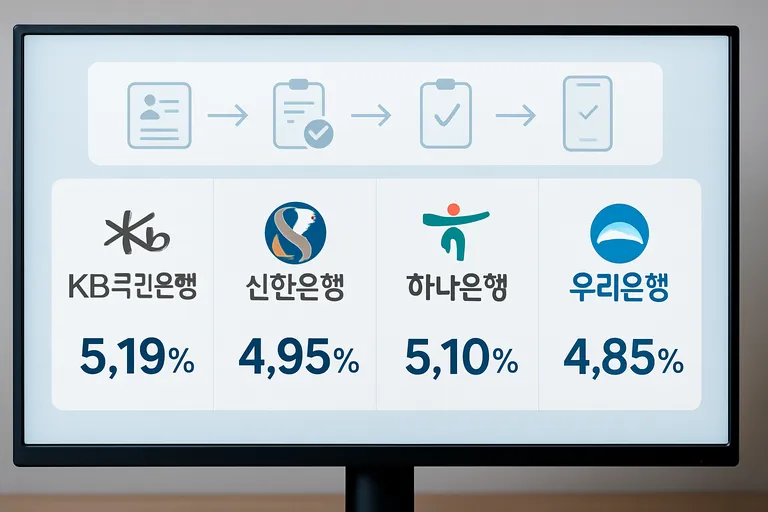 2025 청년도약계좌 조건, 5천만원 만들기 완벽 가이드 (최신) 5 여러 은행 앱 로고가 나열되어 있는 사진