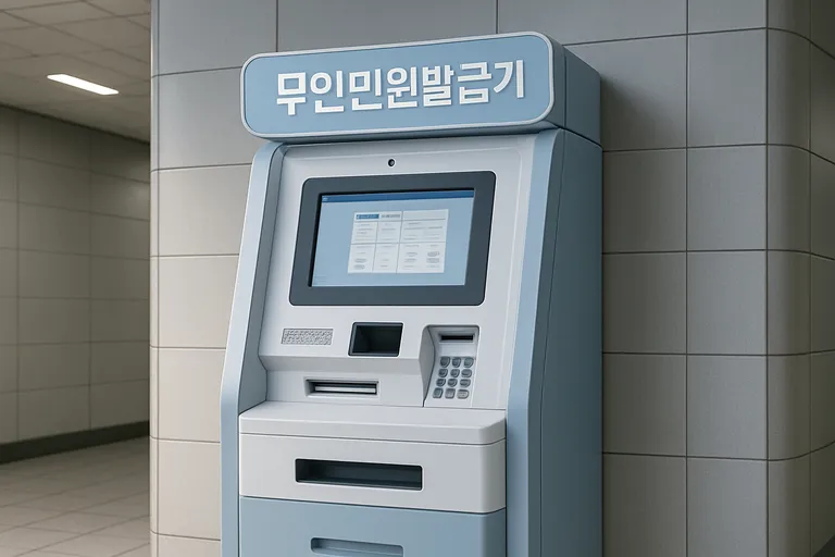 무인민원발급기 위치 찾기, 1분 만에 해결 (24시간, 수수료 정보 포함) 2 지하철역이나 대형마트에 설치된 무인민원발급기
