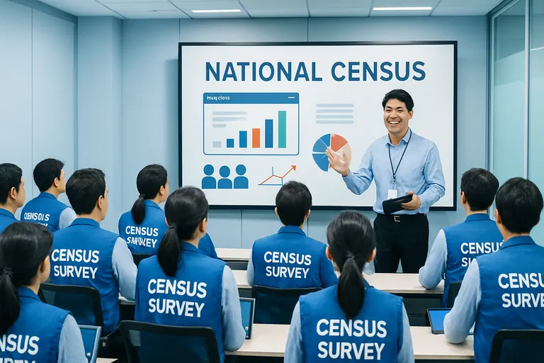 5년에 한 번! 통계청 조사요원 모집, 쏠쏠한 단기 일자리 (급여, 자격, 신청방법) 2 '2025 인구주택총조사'를 위한 열정적인 조사요원들의 모습